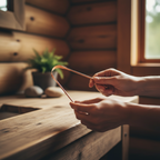 Copper scraper lifestyle shot